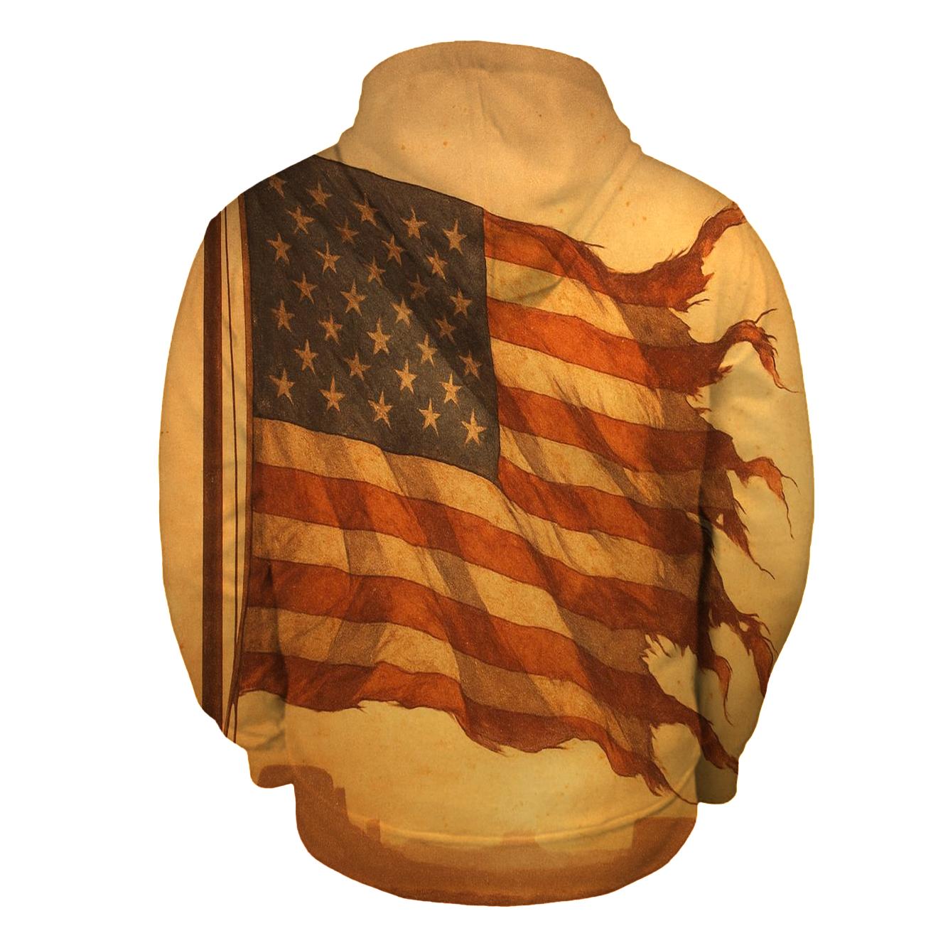 Desert Wind Distressed Glory custom hoodies