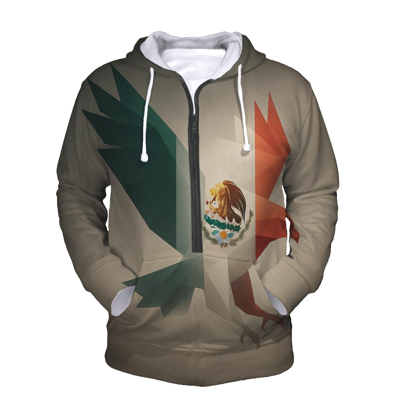 Eagle Overlay Mexico designer hoodies