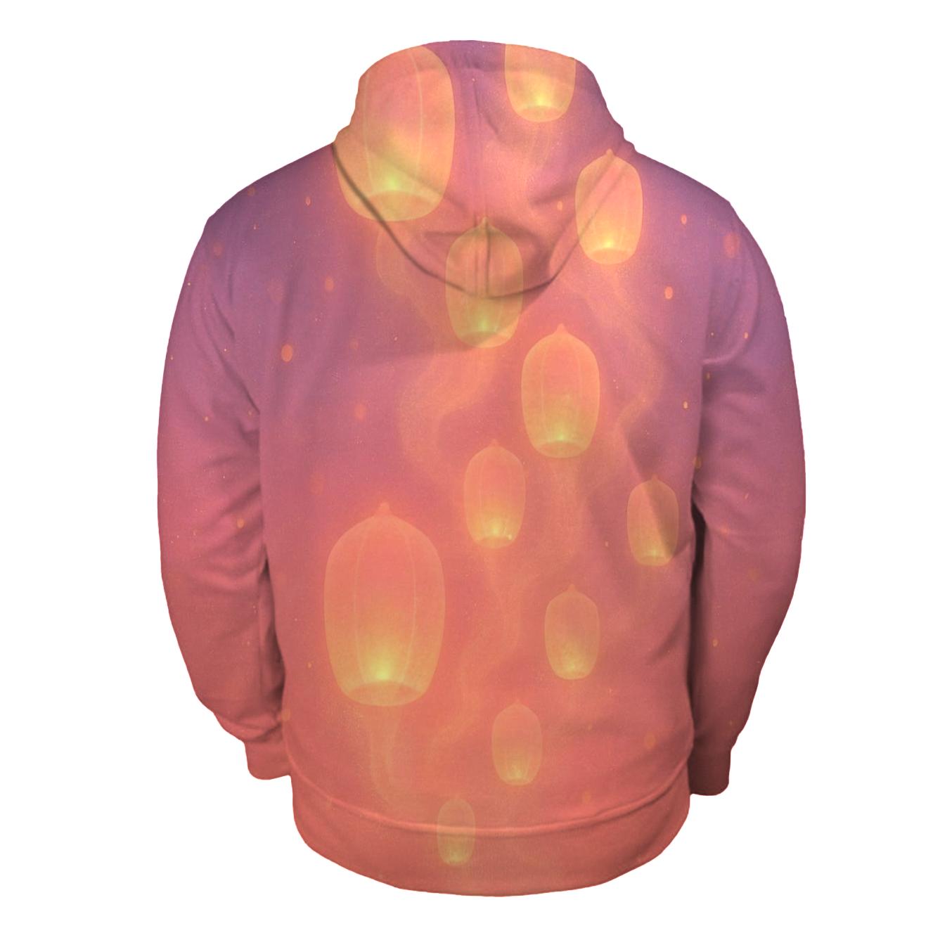 Coral Cloud Lanterns hoodies fashion