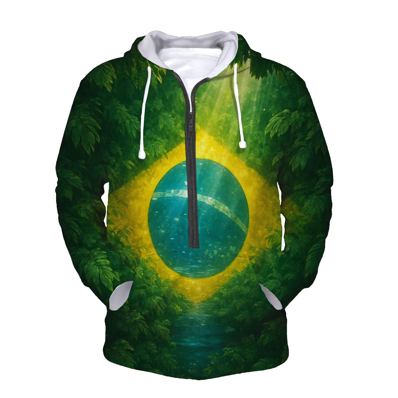 Forest Pulse Brazil premium hoodies