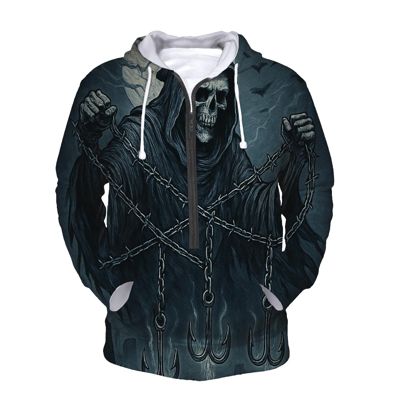 Moonlit Harvester Of Chains pullover hoodies