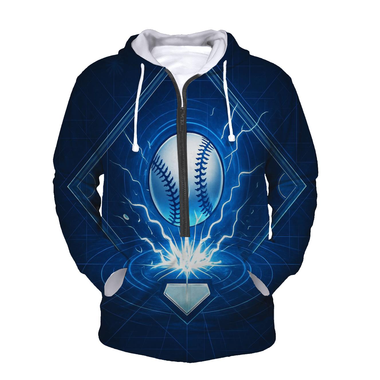 Blueprint Diamond Thunder graphic hoodies