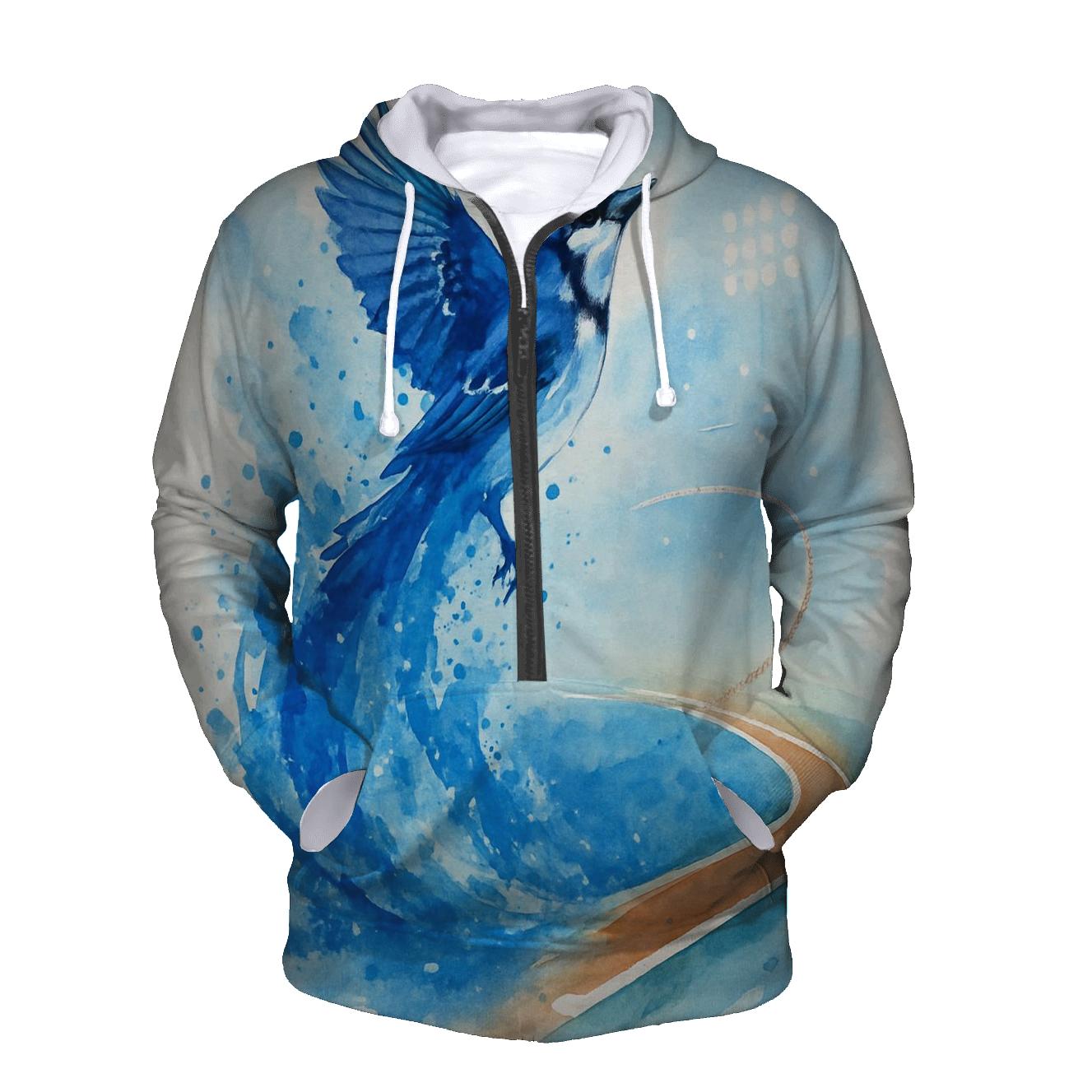 Watercolor Rally Wash, Blue Jays Surge heavyweight hoodies