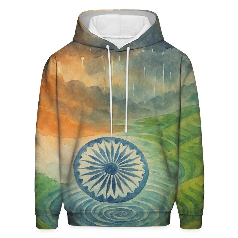Saffron Monsoon India graphic hoodies