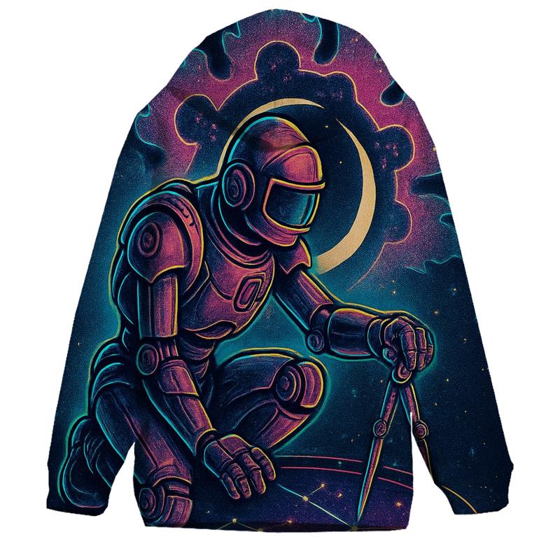 Clockwork Nebula Cartographer zip-up hoodies