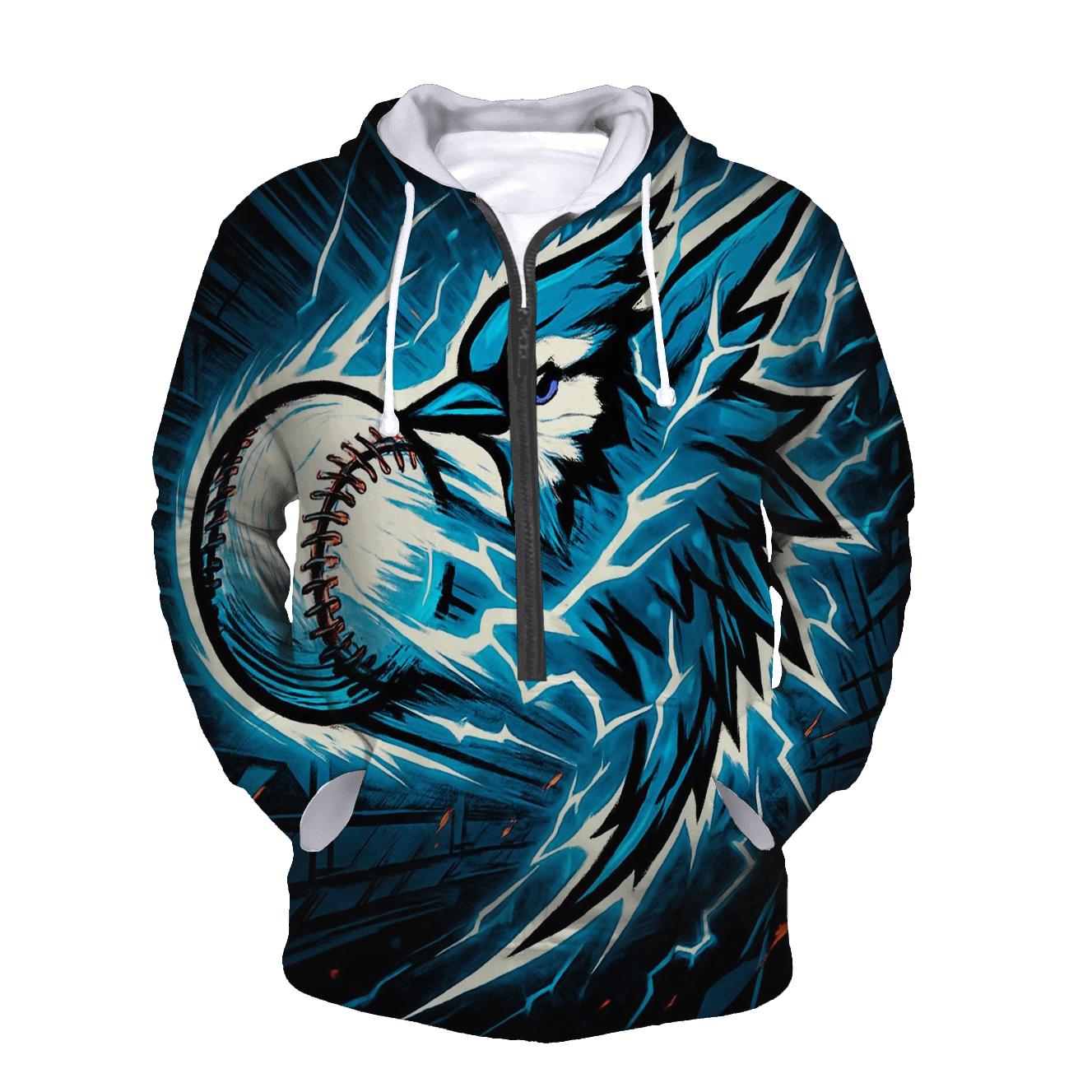 Blue Jays Thunderclap Line Drive lightweight hoodies