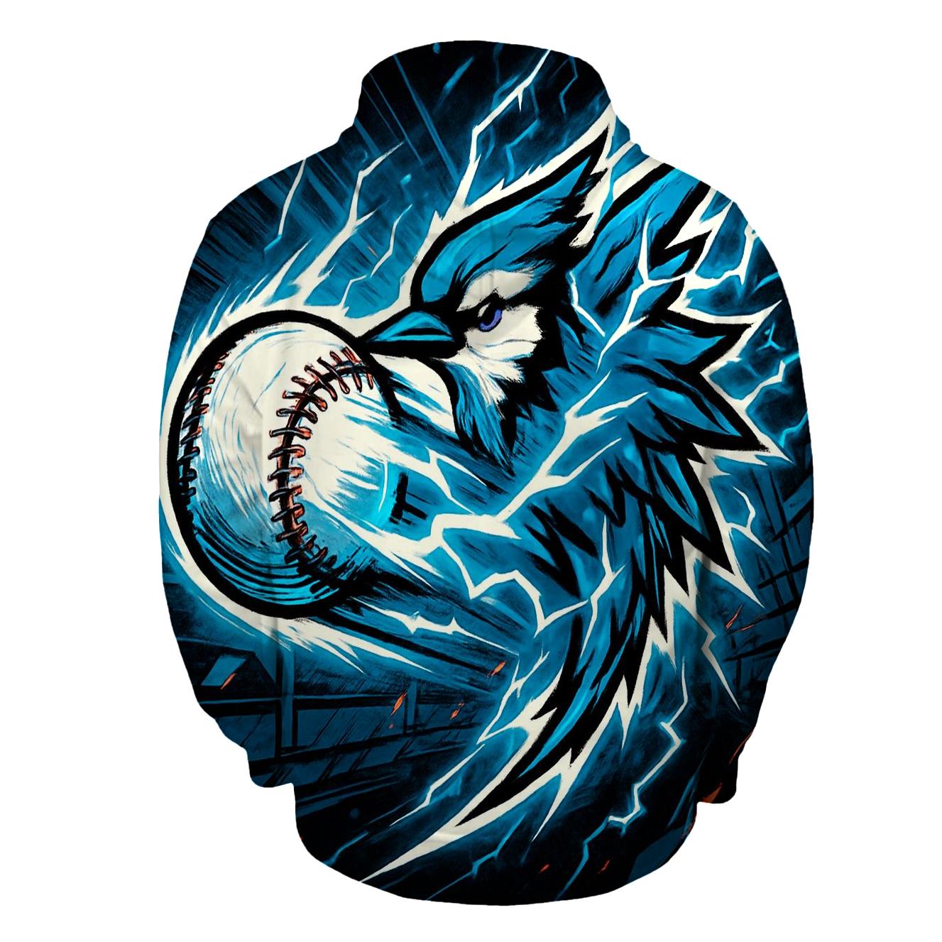 Blue Jays Thunderclap Line Drive lightweight hoodies