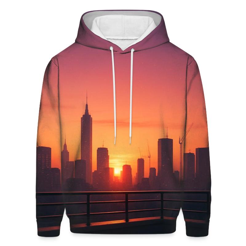 Skyline Afterglow Terrace designer hoodies