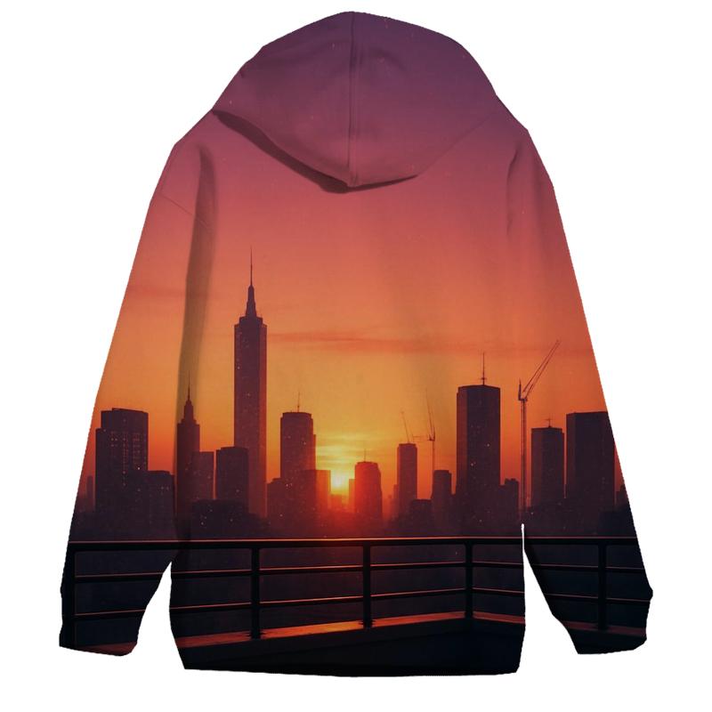 Skyline Afterglow Terrace designer hoodies