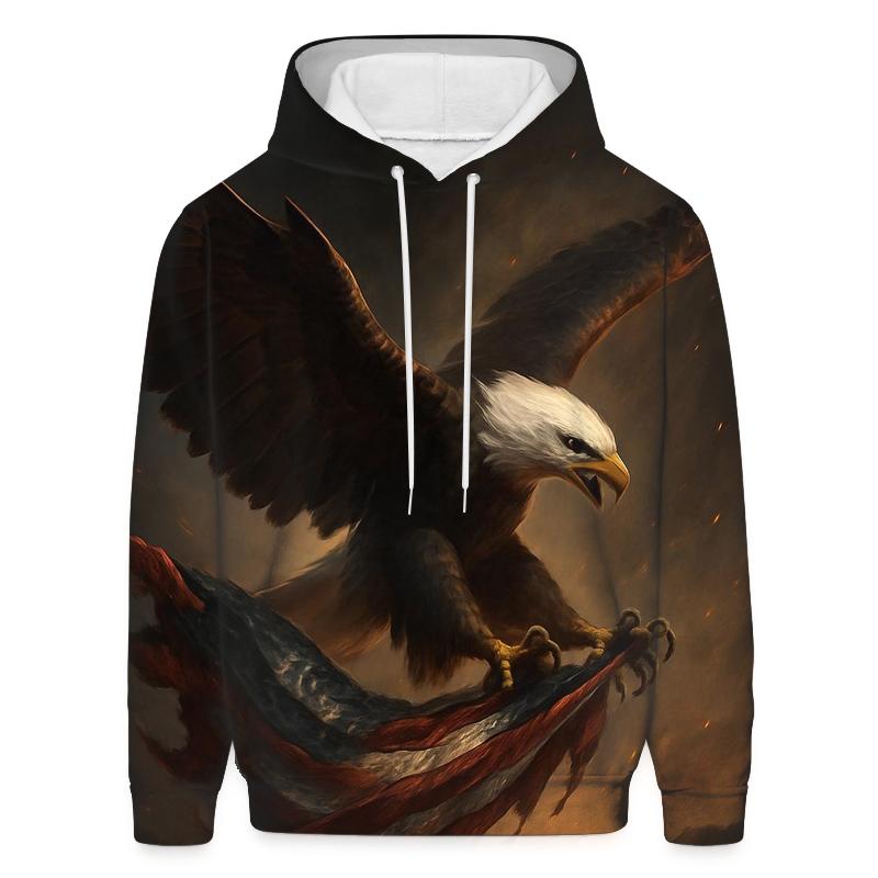 Eagle Of Steel Above Ember Flag custom hoodies