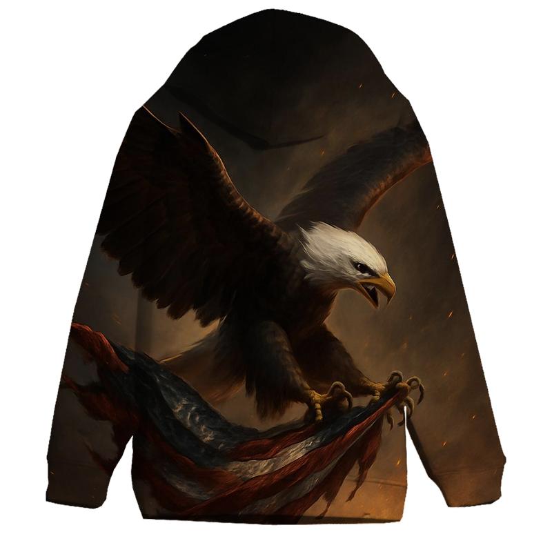 Eagle Of Steel Above Ember Flag custom hoodies