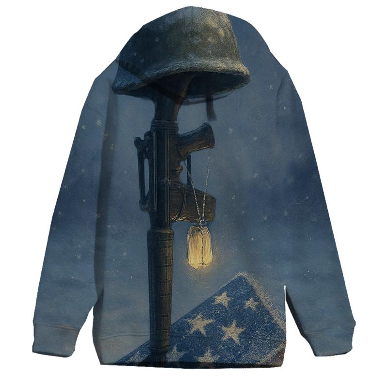 Memorial Lantern In Flag Frost hoodie designs