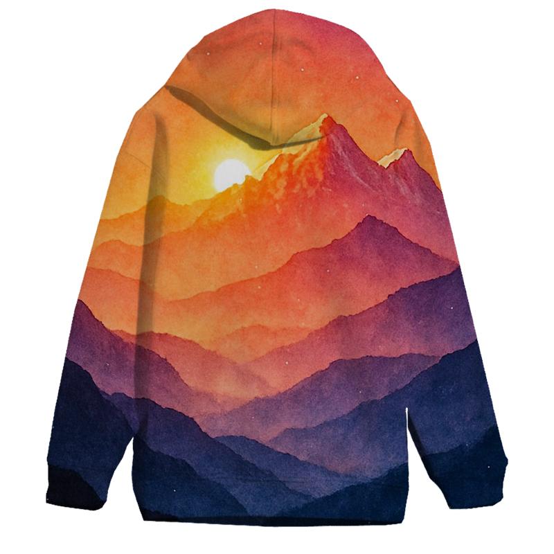Alpine Ember Staircase graphic hoodies