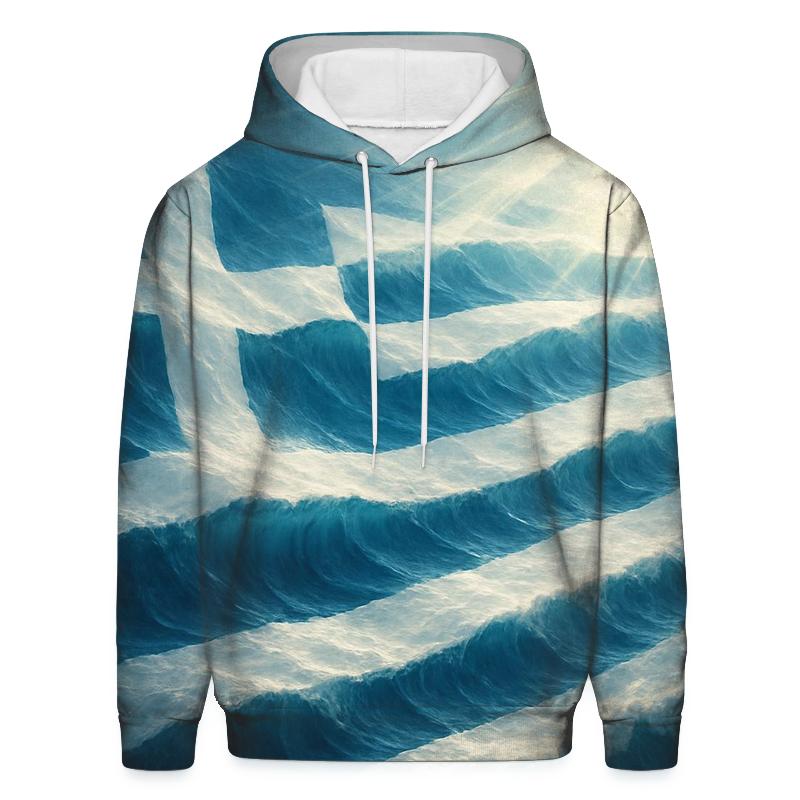Ocean Fold Greece zip-up hoodies