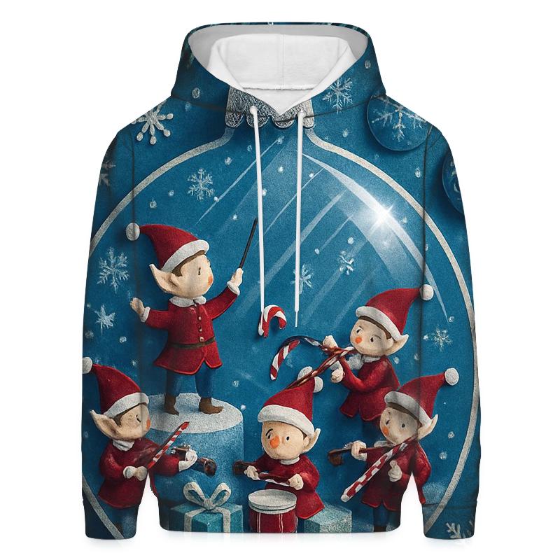 Elf Orchestra In Ornament Bubble lightweight hoodies