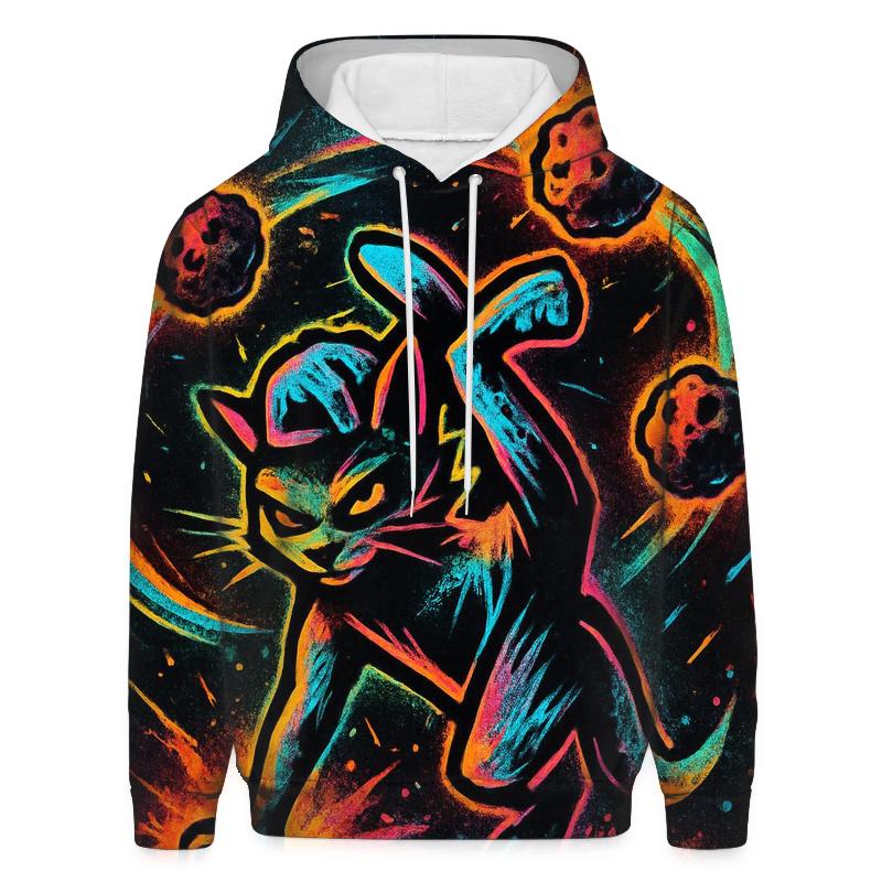 Graffiti Meteor Breakdancer Cat hoodie designs