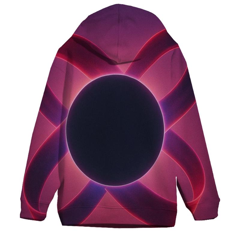 Velvet Eclipse Ribbons printed hoodies