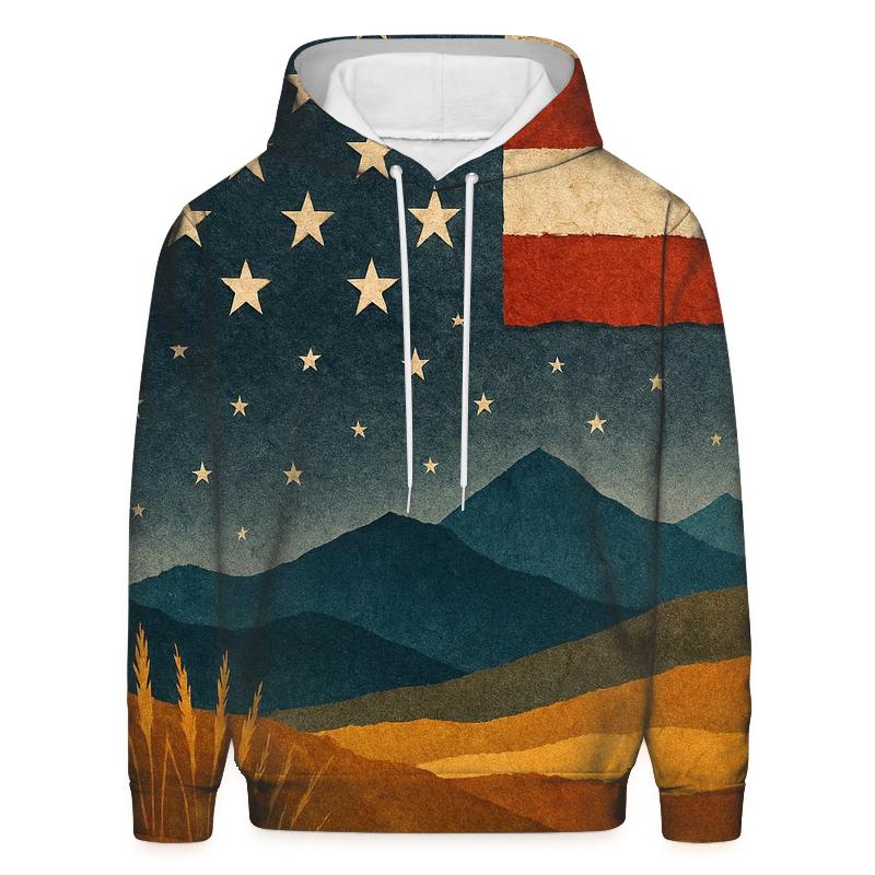 Starfield Collage Heartland pullover hoodies