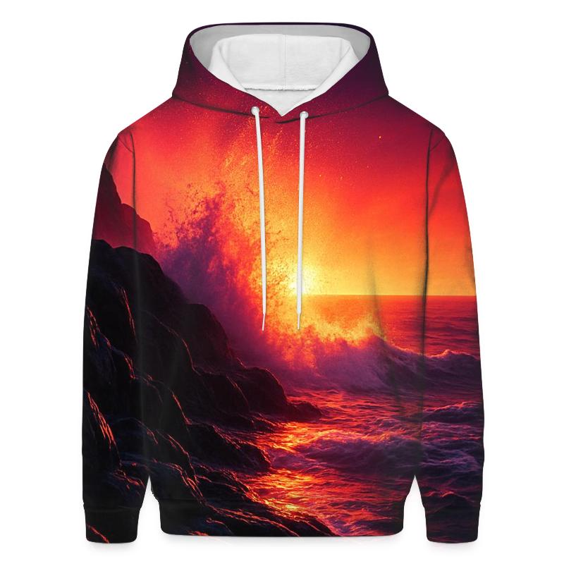 Volcanic Coast Fireline custom hoodies