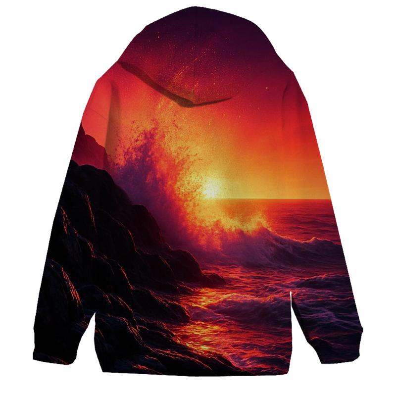 Volcanic Coast Fireline custom hoodies