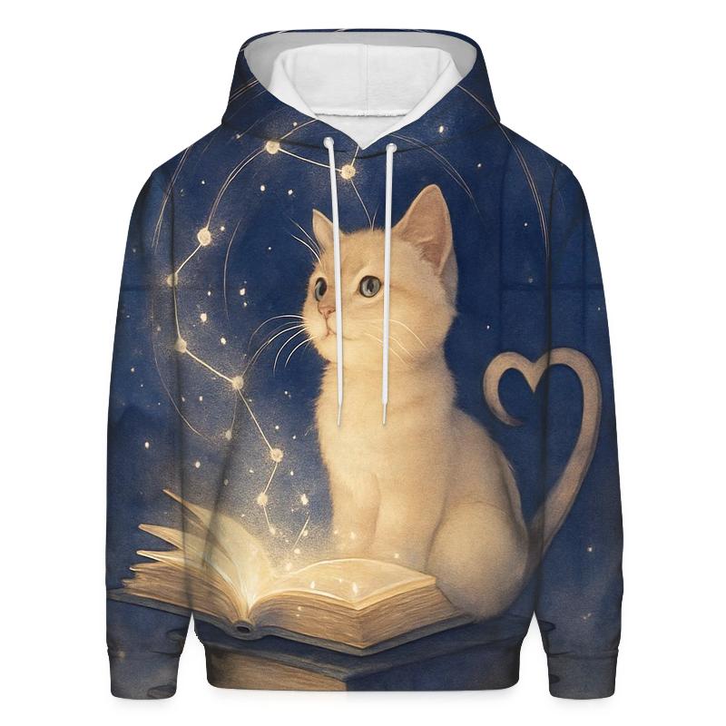Starlit Library Purr Oracle hoodie styles
