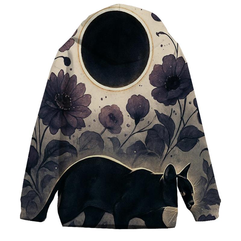 Garden Eclipse Prowler Cat hoodie styles