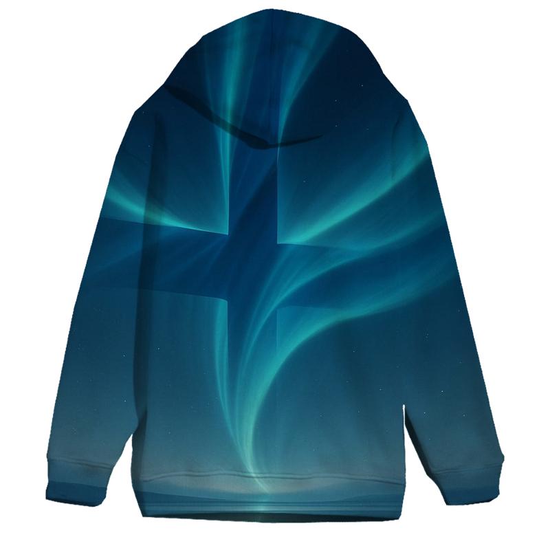 Northern Lights Finland printed hoodies