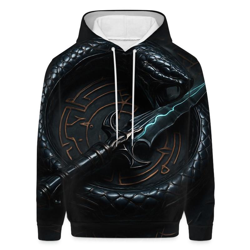 Obsidian Serpent Dagger Oath premium hoodies