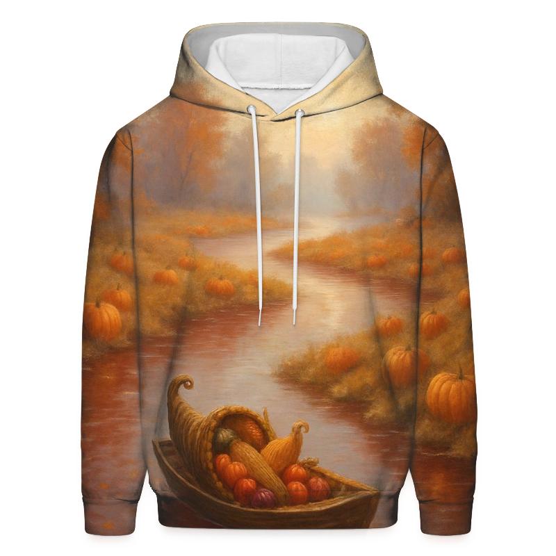 Cranberry River And Pumpkin Shore zip-up hoodies