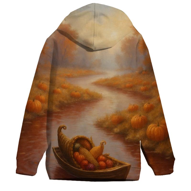 Cranberry River And Pumpkin Shore zip-up hoodies