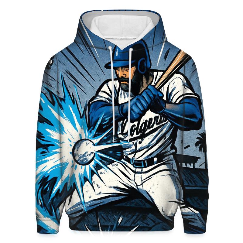 Ice Flame Bat Sparks heavyweight hoodies