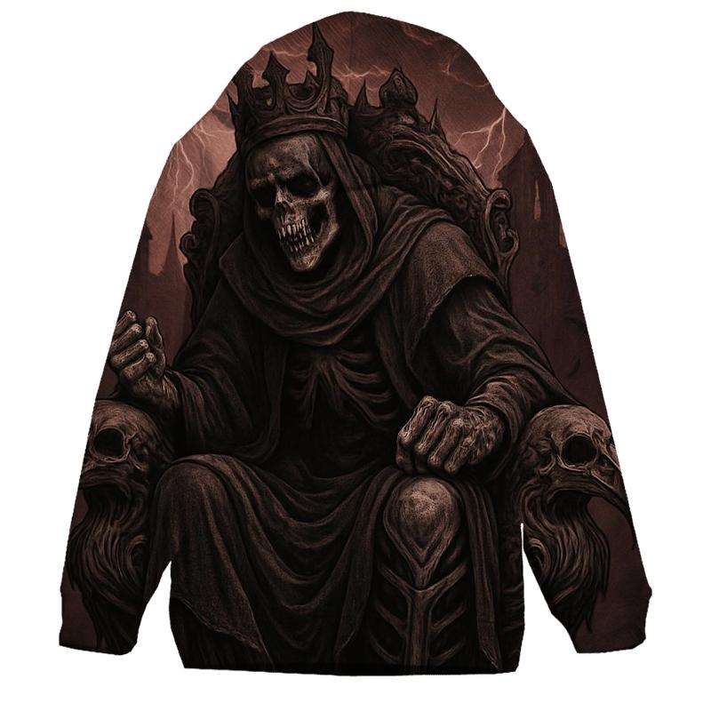 Raven Throne Of The Bone King pullover hoodies
