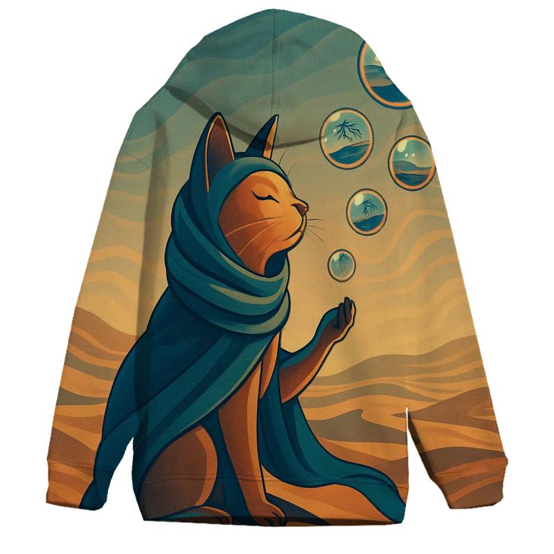 Desert Mirage Nomad Cat pullover hoodies