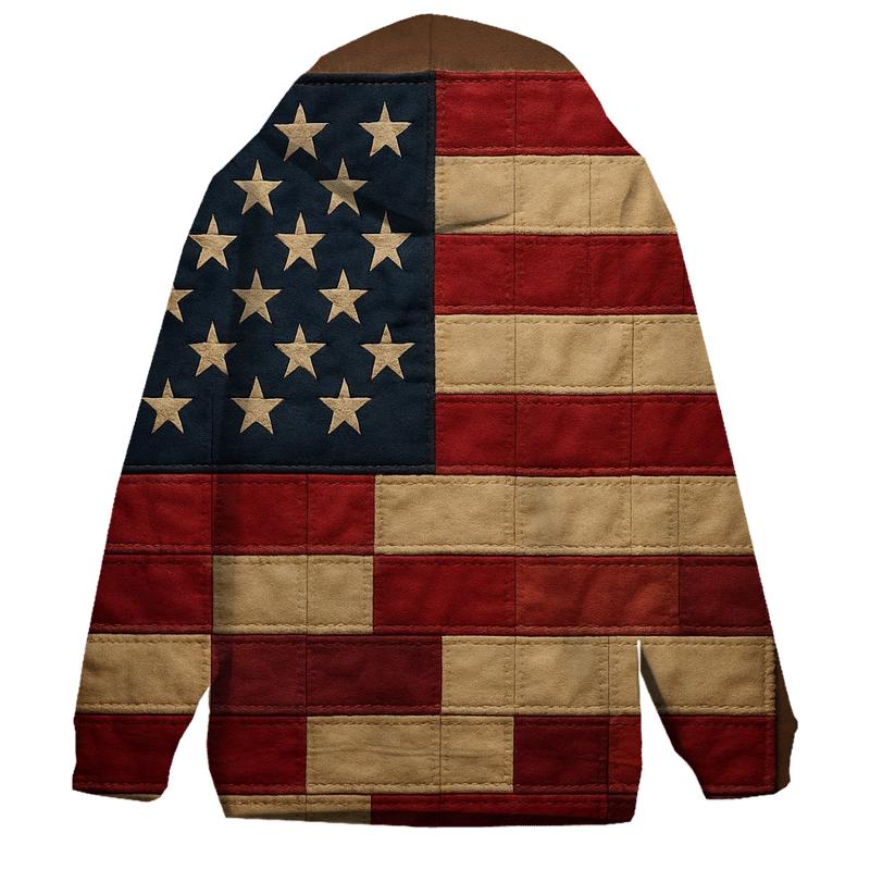 Patchwork Heritage Banner pullover hoodies