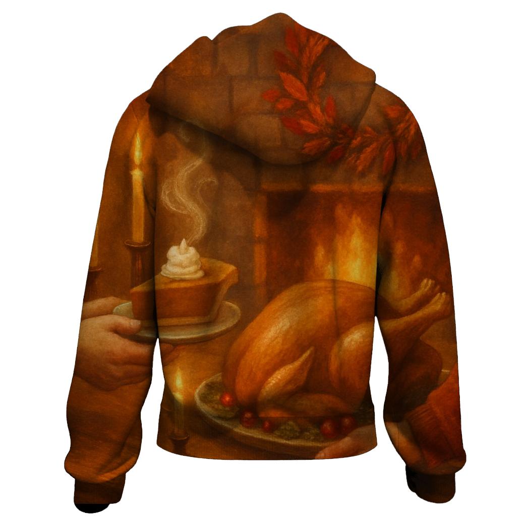 Candlelit Gratitude Hearth hoodie styles