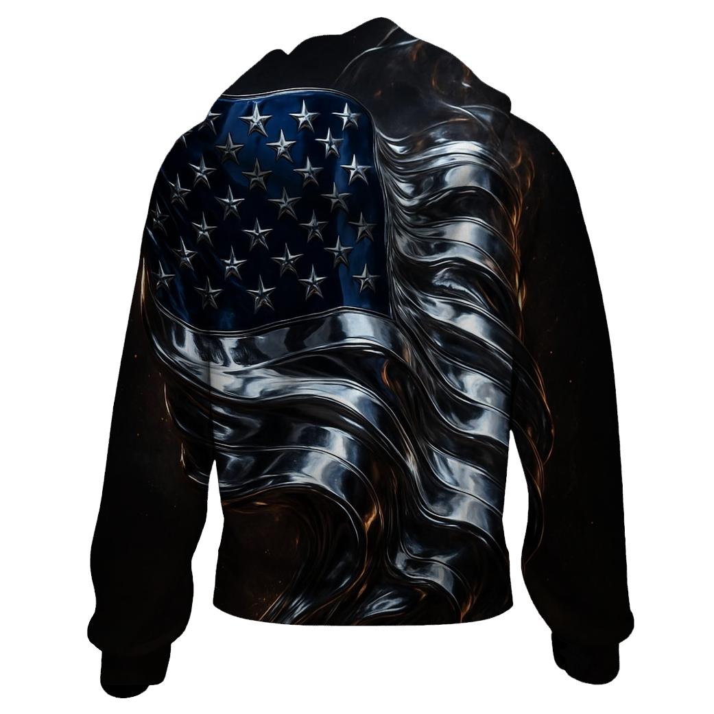 Molten Chrome Banner Surge embroidered hoodies