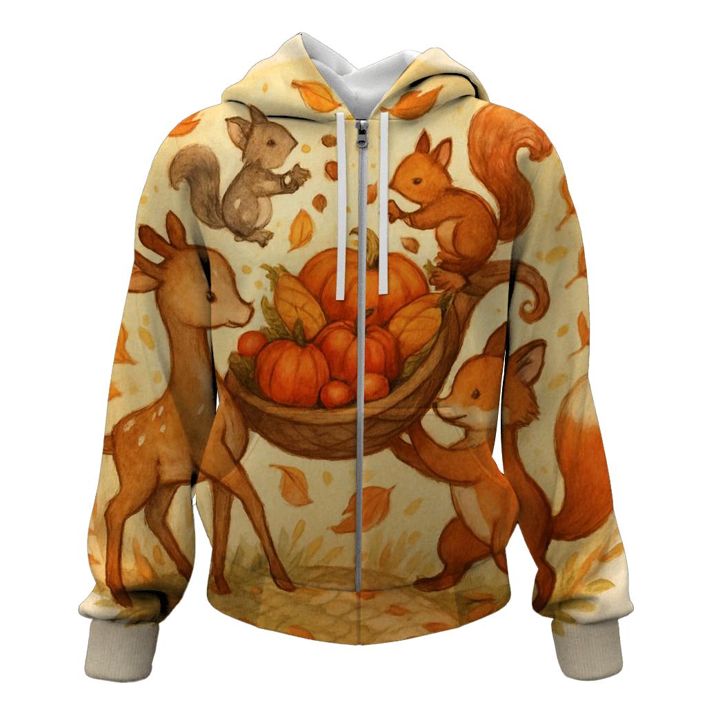 Autumn Meadow Cornucopia Parade hoodie trends