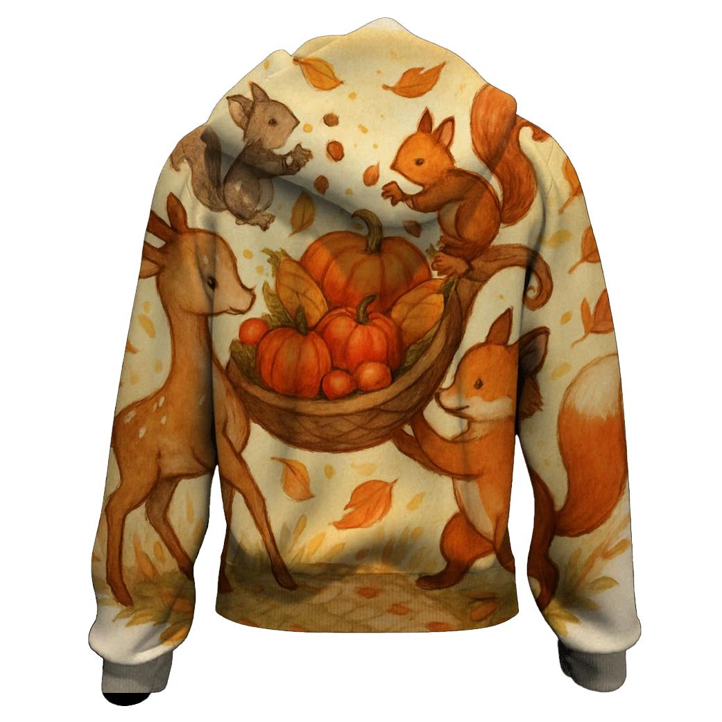 Autumn Meadow Cornucopia Parade hoodie trends