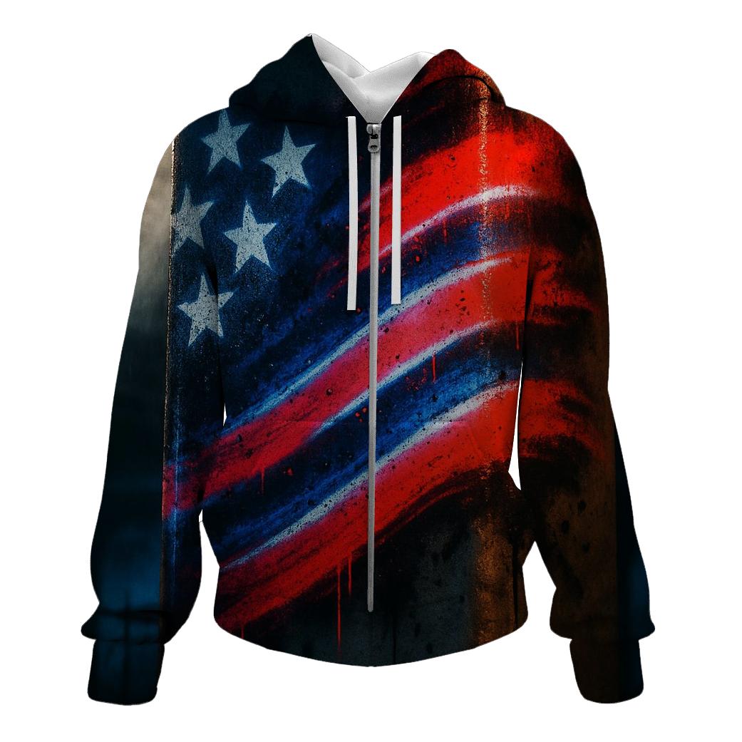 Graffiti Flag Overpass Roar hoodies fashion