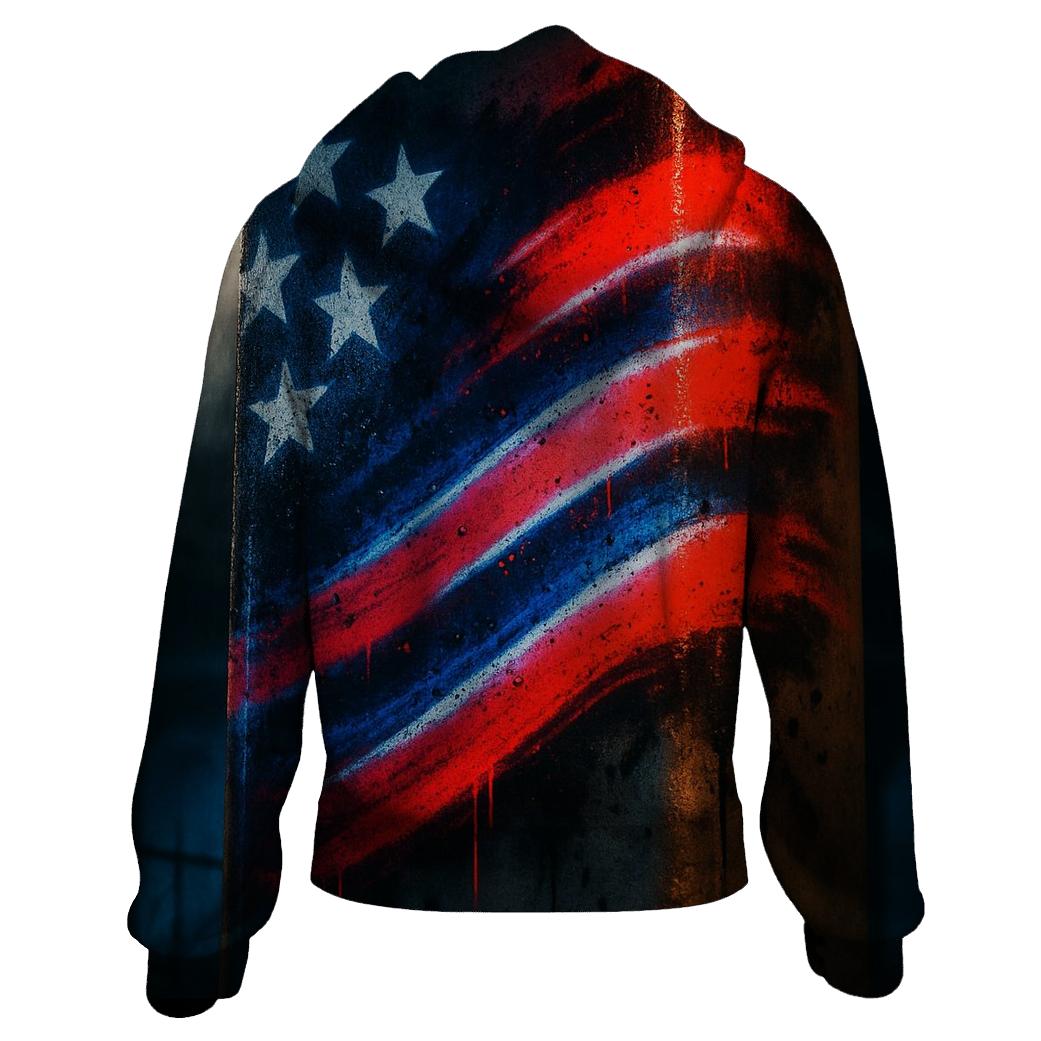 Graffiti Flag Overpass Roar hoodies fashion