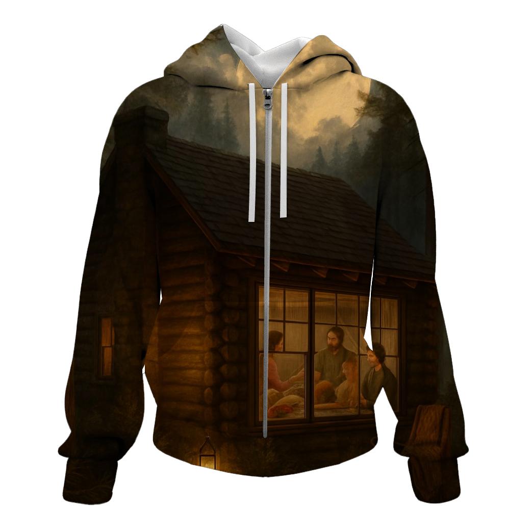 Harvest Moon Cabin Supper custom hoodies