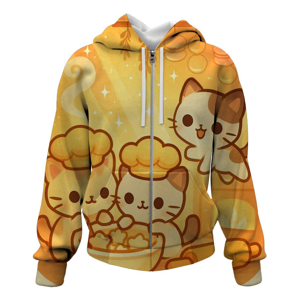 Sunrise Bakery Whisker Sprites graphic hoodies