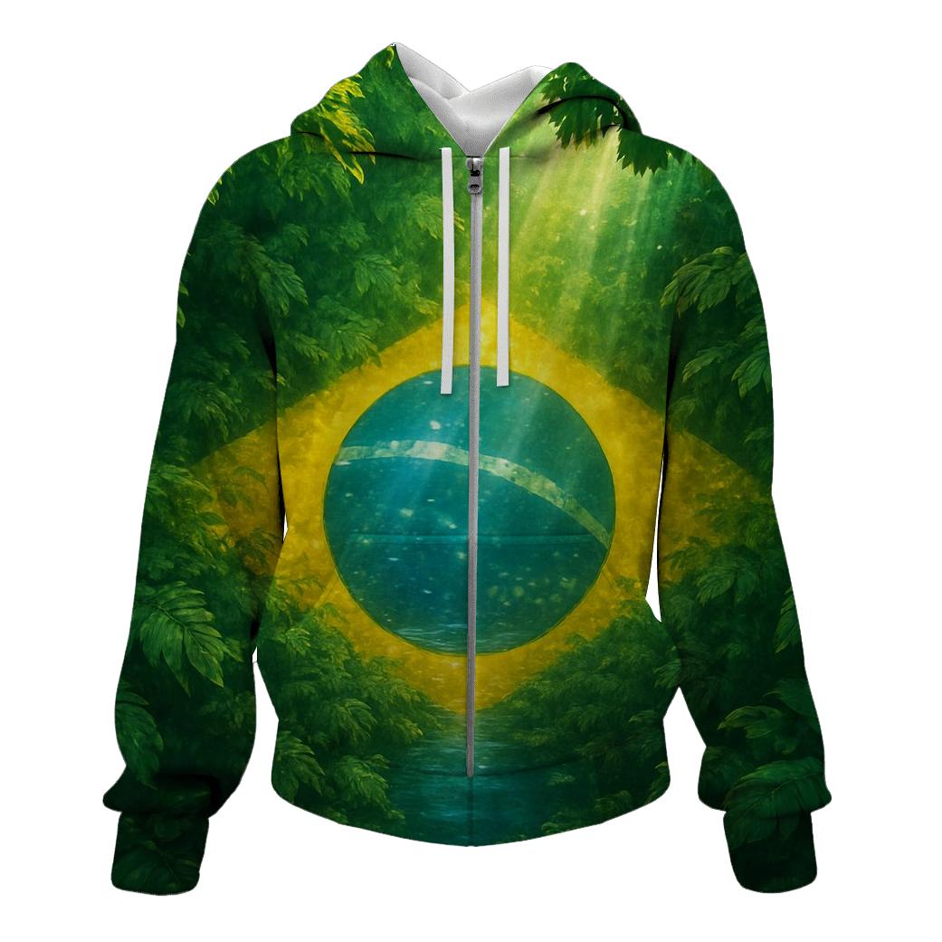 Forest Pulse Brazil custom hoodies