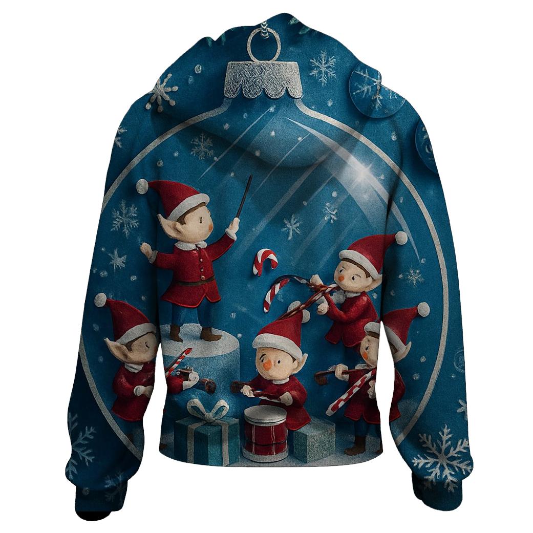 Elf Orchestra In Ornament Bubble hoodie designs