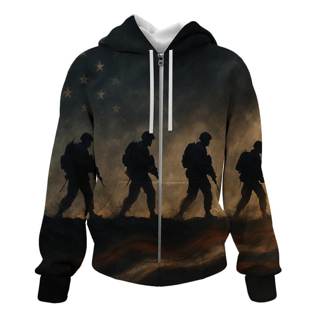 Thunder Ridge Honor March printed hoodies