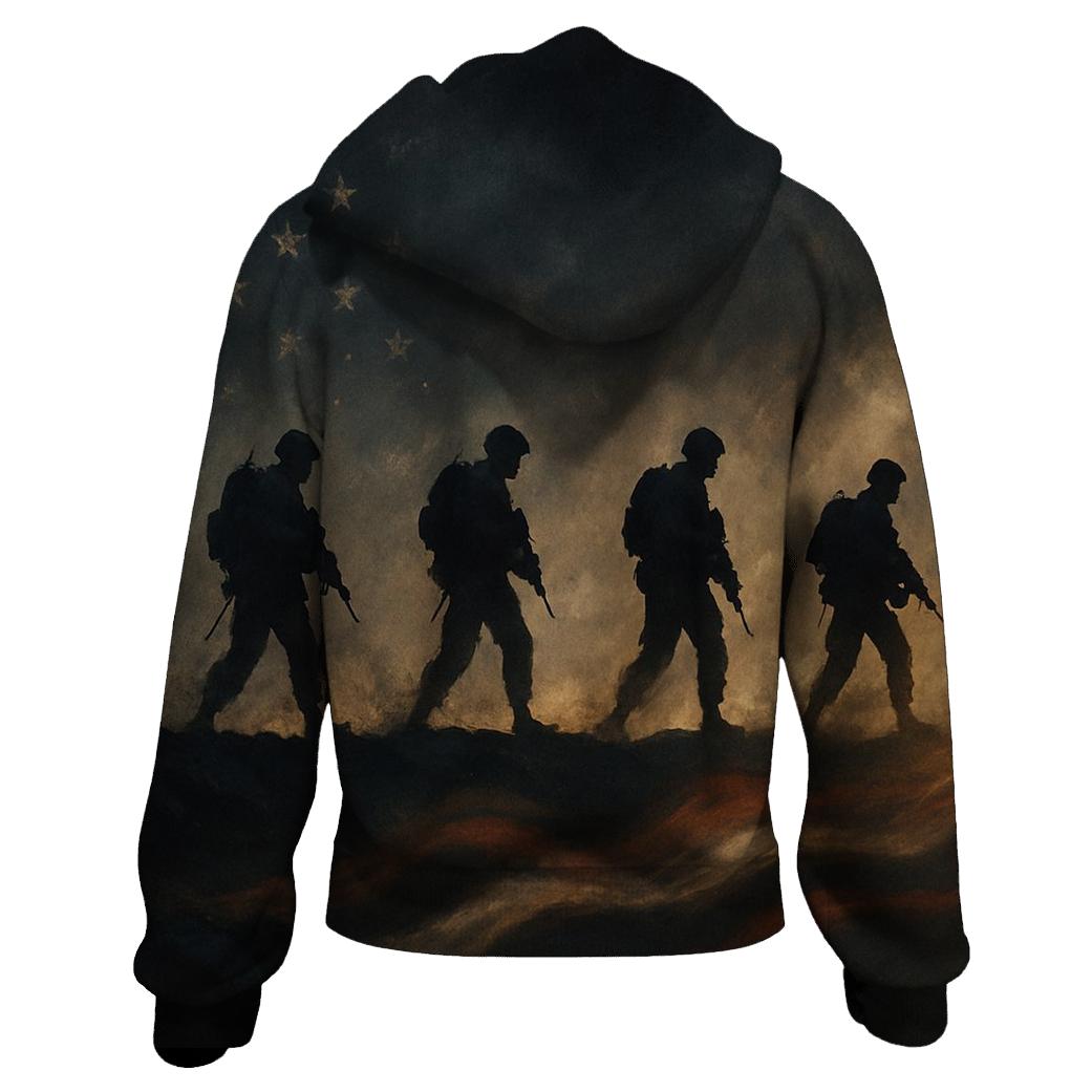 Thunder Ridge Honor March printed hoodies
