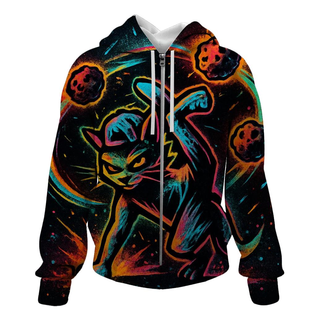 Graffiti Meteor Breakdancer Cat custom hoodies