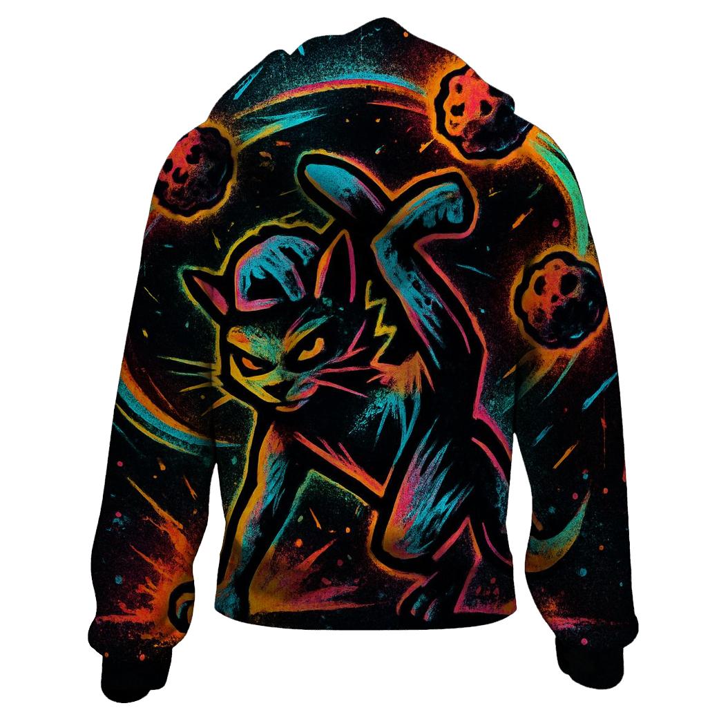 Graffiti Meteor Breakdancer Cat custom hoodies
