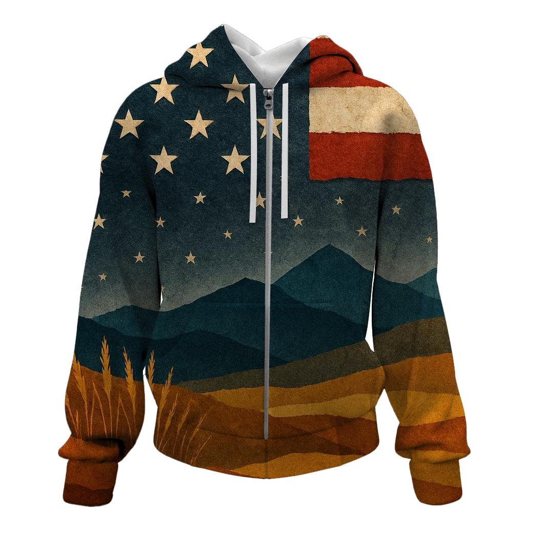 Starfield Collage Heartland designer hoodies