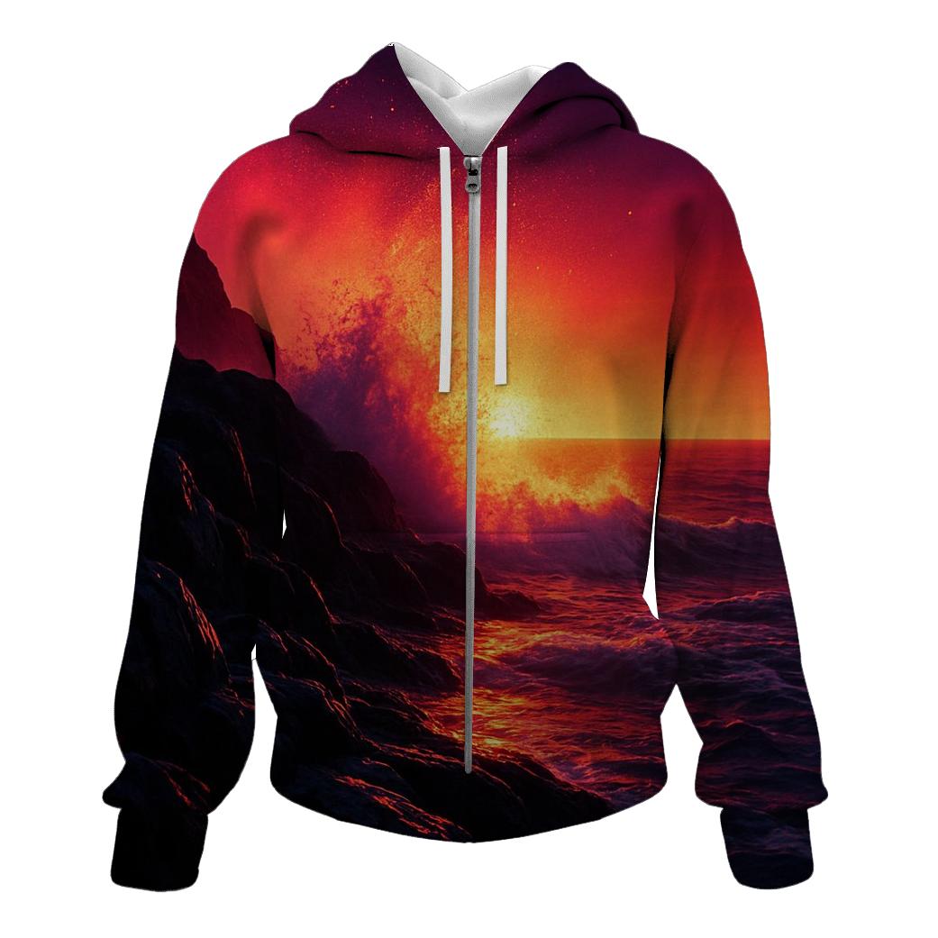 Volcanic Coast Fireline hoodie trends